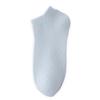 Men's Casual Cotton Ankle Socks: All-Season, Solid Colors, Sweat-Absorbent, Breathable, Non-Slip, Invisible.
