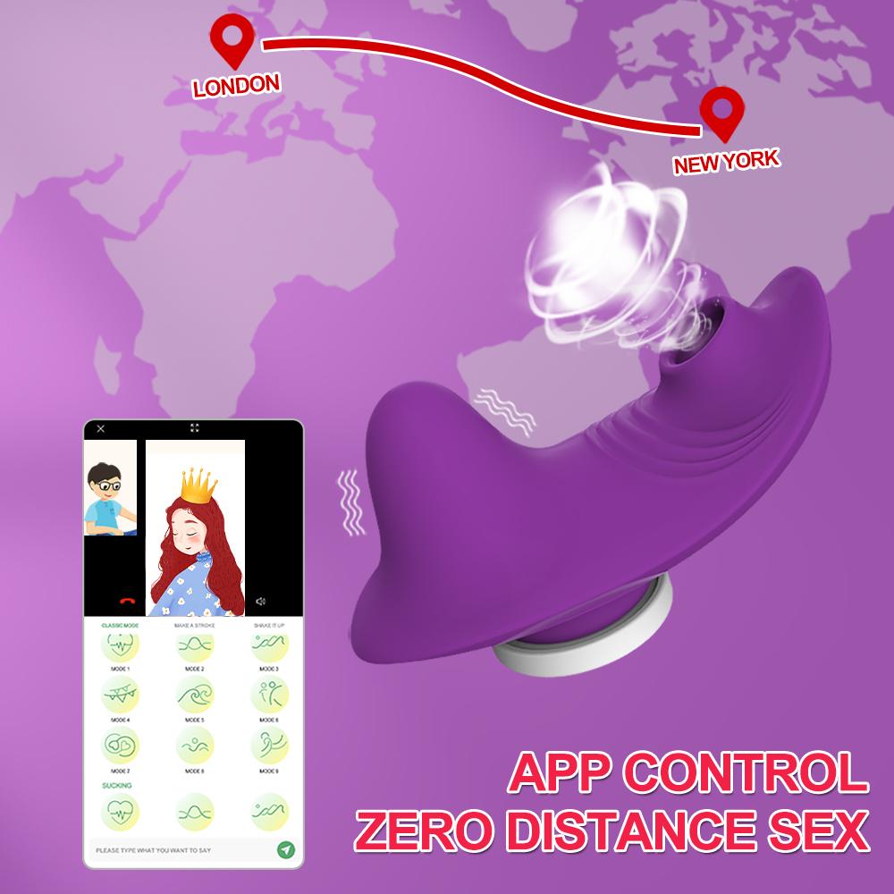 Sucker Clitoris Sucking Vibrator Female Sex Toy Wearable Vibrating Panties Wireless Bluetooth G Spot Vibrator Adult Women Goods
