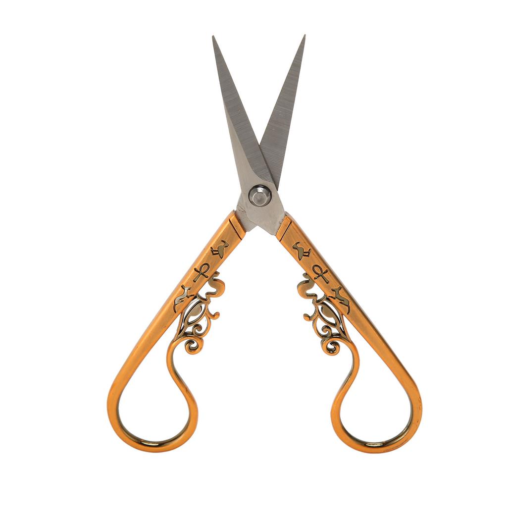 Embroidery Sewing Scissor Vintage Scissor Portable Stainless Steel Retro Scissors for Needlework Crochet