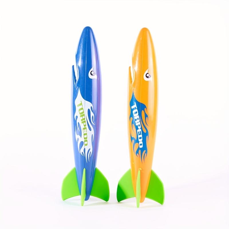 

Две пластиковые торпеды для дайвинга идеально подходят для развлечений у бассейна, изготовлены из прочного пластика. Летние игрушки, Игрушки для бассейна, Пляжные игрушки. Морские игрушки Набор для вечеринки 2 color torpedo