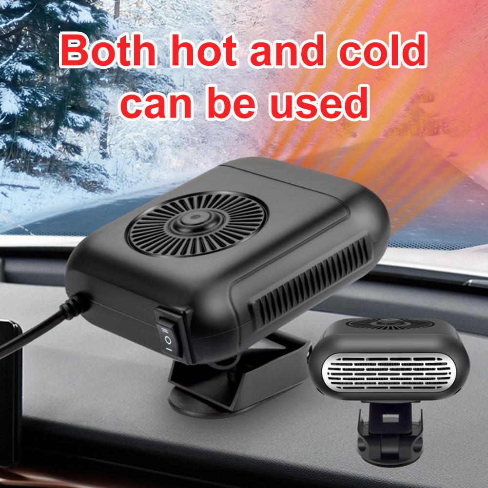 Car Heater Demister Defogger 12V/24V Windshield Defogging Defrosting Heater Universal Angle Adjustment Auto Accessories CT01