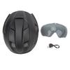 Adult Bicycle Helmet Integrated Molding Bike Helmet Mountain Road Bike Helmet with Goggles for Men Women Black