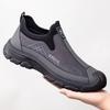 Men's Shoes Fashion Leather Casual Shoes Classic Slip On Loafers Outdoor Non Slip Sneakers Comfortable Soft Soled Driving Shoes