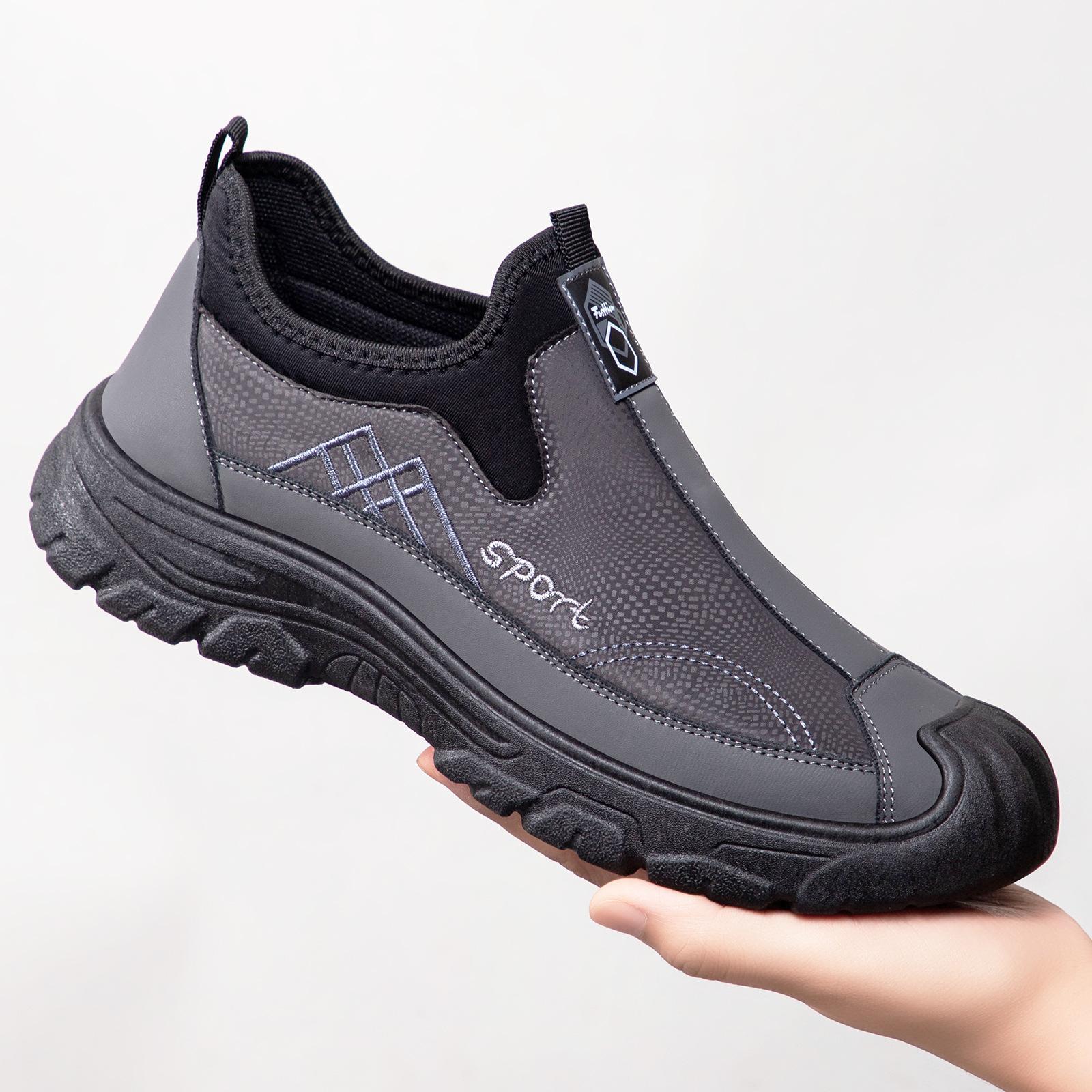 

Shoes men s shoes new casual shoes shallow mouth one pedal single shoes soft sole comfortable platform shoes outdoor versatile dad shoes 44