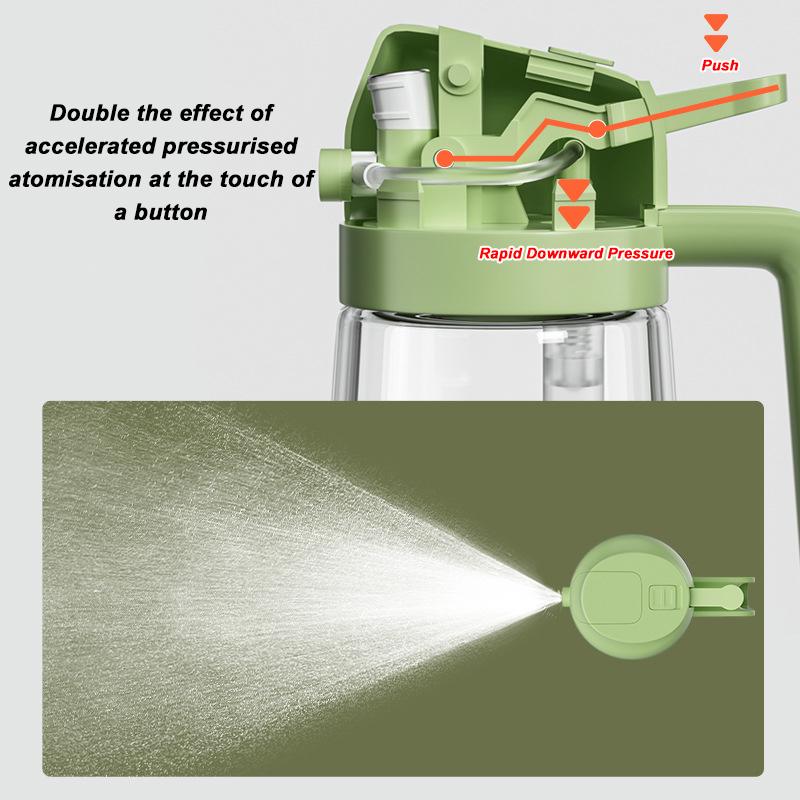 Plastic Automatic Opening and Closing Pouring Oil Spray Bottle Leak-proof Large Capacity Soy Sauce Vinegar Seasoning Bottle