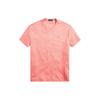 Polo Logo Embroidered Round Neck Short Sleeve T-Shirt Men Tops Pink 710740727-033