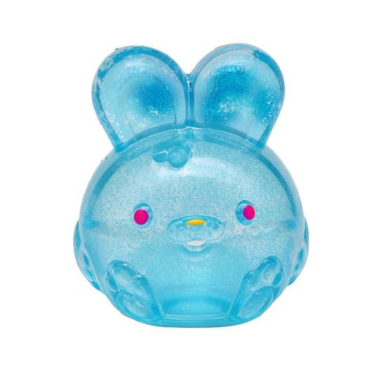 DYS Bunny Jelly Squeeze Toy, Portable Soft TPR Stress Relief Pressure Release Rebound Fidget Sensory Ball for Kids Adults