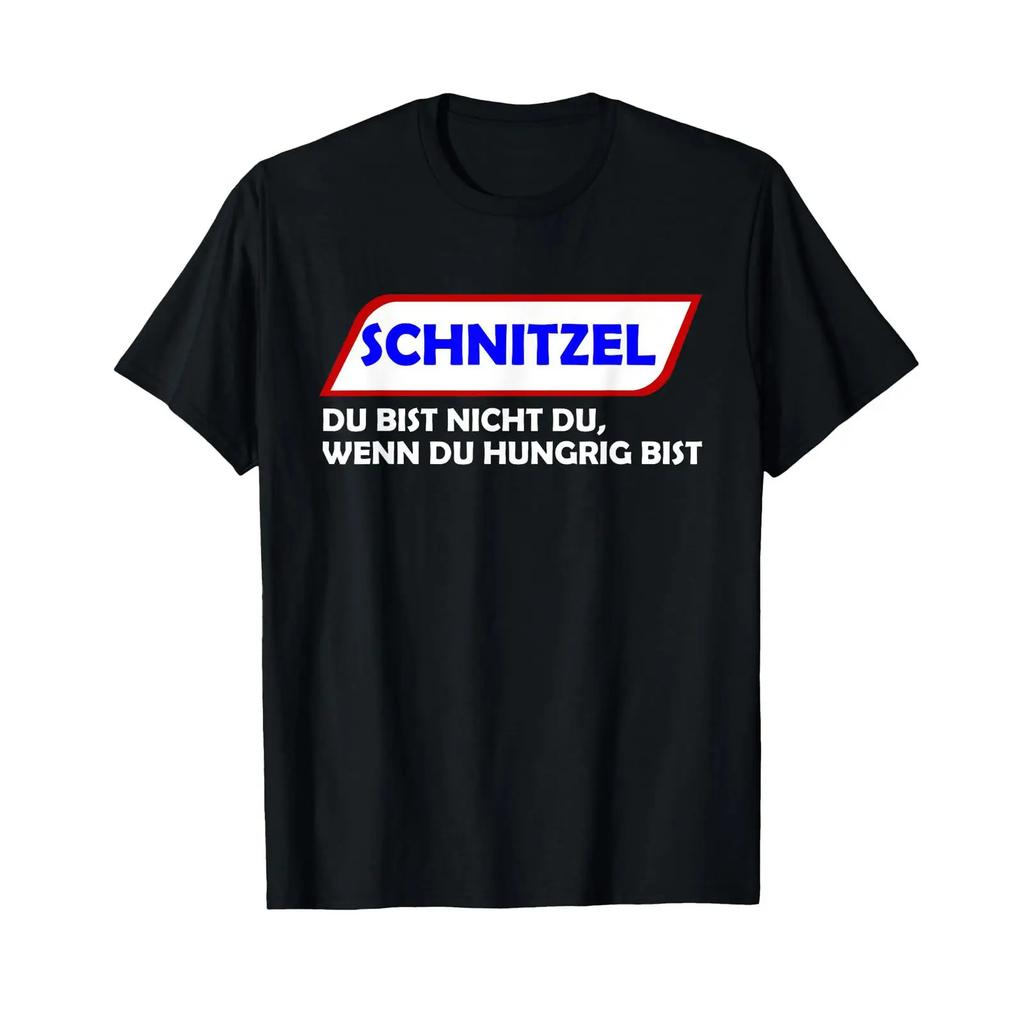 Schnitzel Youre Not You When Hungry Design T Shirt Vintage Top For Everyday Wear Fashion Stylish Unisex Versatile Homme