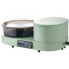 Pottery Wheel for Adults, 28 cm Aluminum Turntable, 450W Electric Table Top Pottery Wheel with Foot Pedal, 30-300 RPM Adjustable Speed, Aluminum Body,