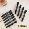 5-30pcs Hairdressing Styling Accessories for Woman Man Alligator Hair Clip Plastic Nonslip Hairpin Black Pink Durable Hair Clamp