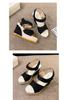Women's Platform Wedge Peep-Toe Sandals with Round Toe High Heel for Outdoor Wear