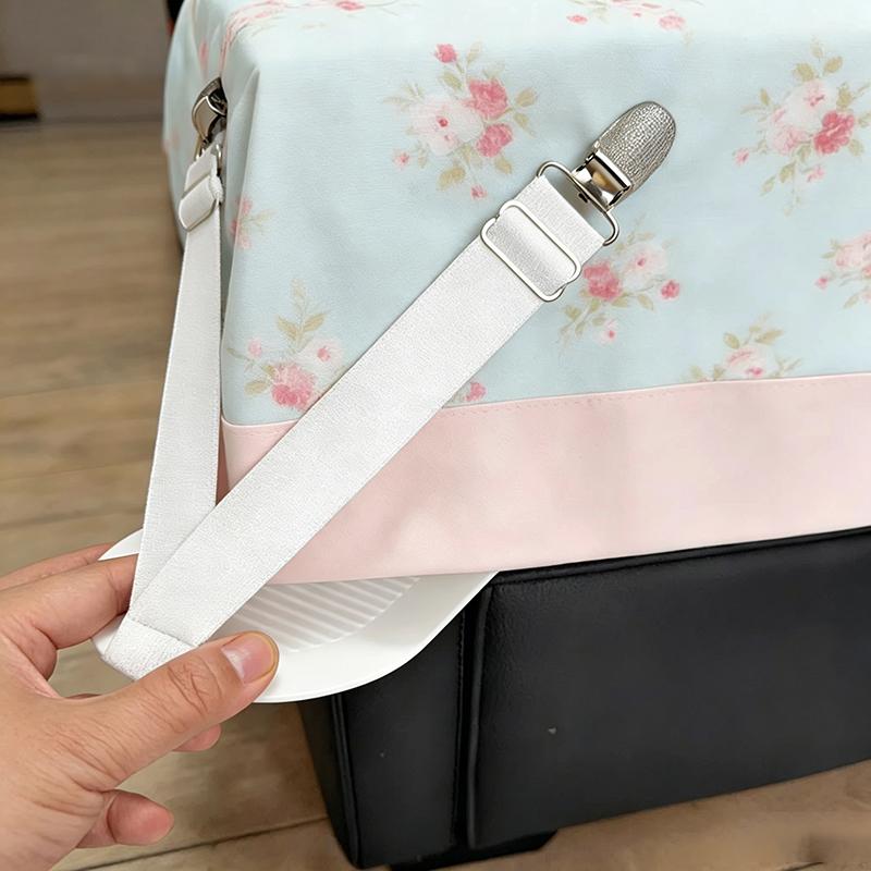 Adjustable Heavy Duty Sheet Fasteners Elastic Anti-Slip Bed Sheet Clips for Bedding Cushions Travel Dorm Home Use