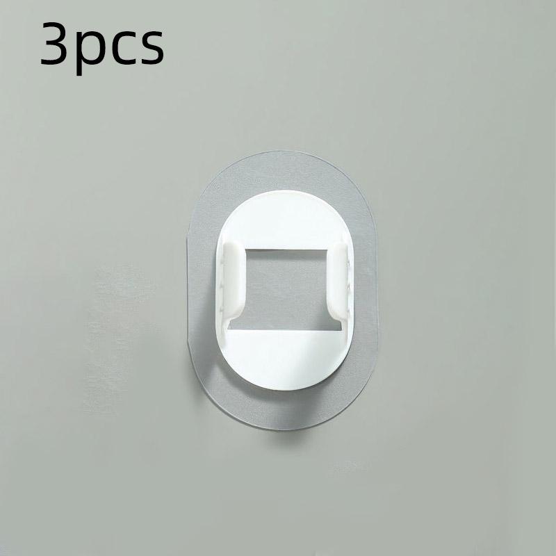 3PCS Pipe Fixing Bracket Washing Machine Pipes Holder Hook Drainage Pipe Fixing Device Storage Organizer
