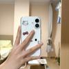 Hello Kitty Transparent Case for Apple 17 Pro Max/16/15/14/13 Pro - Simple Straight Edge Design