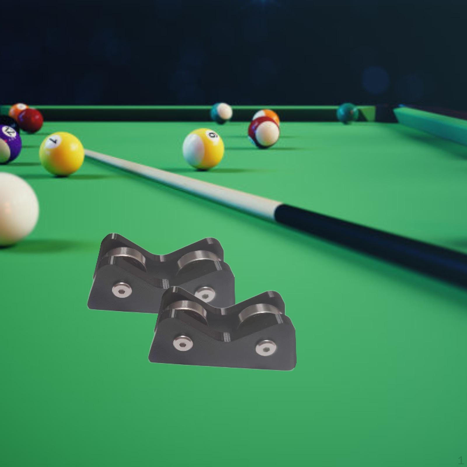 

2 Штуки Більярдний Кий Прямий Інструмент Сусід Більярдні Аксесуари Снукер Клуб Ролик Виявлення Перевірка чорний