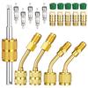 Brass Construction HVAC Adapter HNBR Gaskets Valve Core Remover