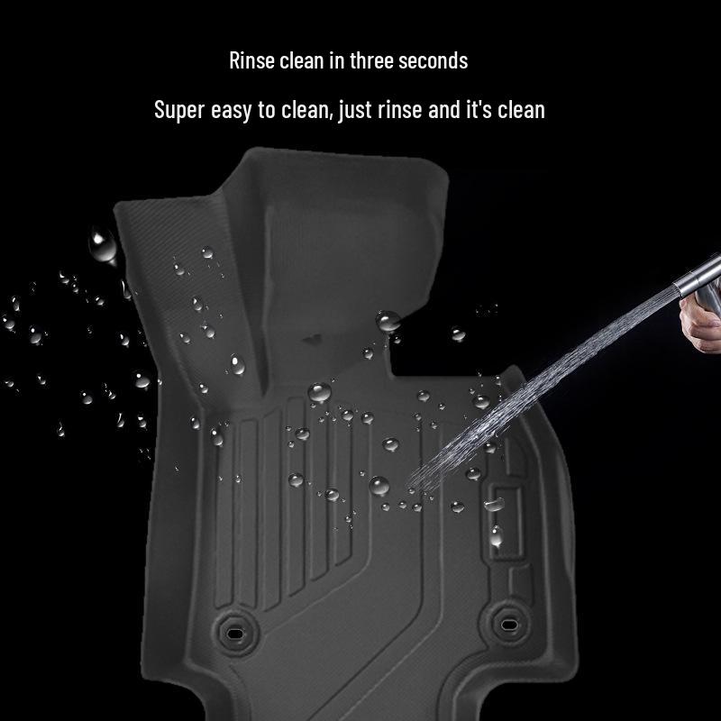 Toyota Harrier RHD TPE Floor & Trunk Mats (2020-2024) - Waterproof, Wear-Resistant Backrest Pad