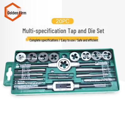 Jingulao Alloy Steel 20-Piece Metric Tap and Die Set