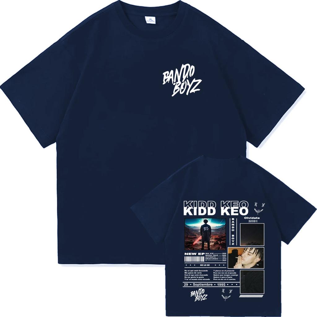 Rapper Kidd Keo Bando Boyz New Graphics Fashion Short Sleeve Tshirt Unisex Women Tshirt Cotton Oversized Streetwear T Shirt Unisex