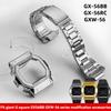 GX-56BB/GXW-56 Metalllünette & Armband-Kit für Casio G-SHOCK, Edelstahl Mod Case Armband Giant G Square Herrenuhr Werkzeuge