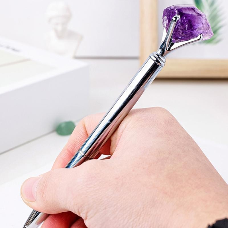 Black Ink Ballpoint Pen Natural Stone Ballpoint Pen Writing Pen Gift Pen Stationery Pen School Office Supplies