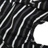 Light Weight Pet Jumpsuit Striped Print Cat Home Wear Pet Loungewear  Small Breed Use