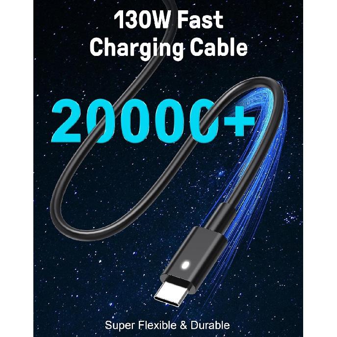 Charger for Dell 130W Laptop USB C Type C AC Adapter for Dell XPS 15 17 2in1 9575 9500 9700 Precision 5530 2in1 5550 5750 3560 Latitude 7410 7310