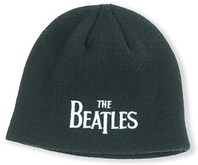 

Вязаная шапка с логотипом Beatles черного цвета. Мерч, импортированный напрямую от [ROCK OFF] [Официальный Лондон] чёрный
