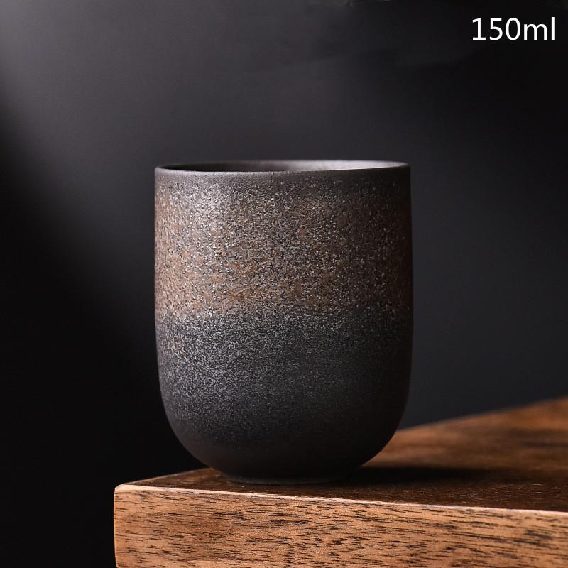 

3 шт. японская грубая керамика ручной работы чашка для чая эспрессо чашка для кофе кунг-фу чайный набор чашка для воды персональная одинарная чашка