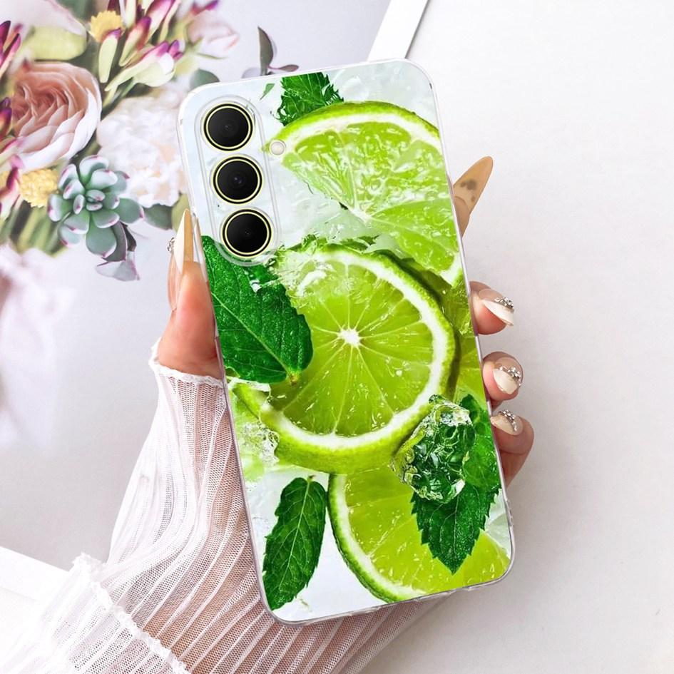 Hülle Für Samsung Galaxy A17 A37 A57 5G Cover Neue Stilvolle Blume Klare Weiche Silikon Handyhülle Für Samsung A 17 A 37 A 57 Stoßfänger