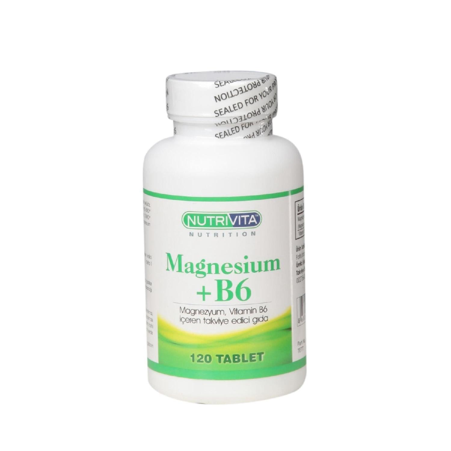 

Nutrivita Magnesium (magnesium) B6 120 Tablet