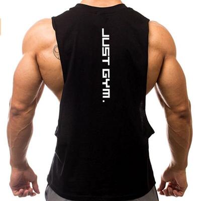 Marka Sadece Spor Giyim Spor Erkek Tarafları Kesilmiş T-shirt Vücut Geliştirme Bırakılan Kol Delikleri Tankı Üstleri Egzersiz Kolsuz Yelek