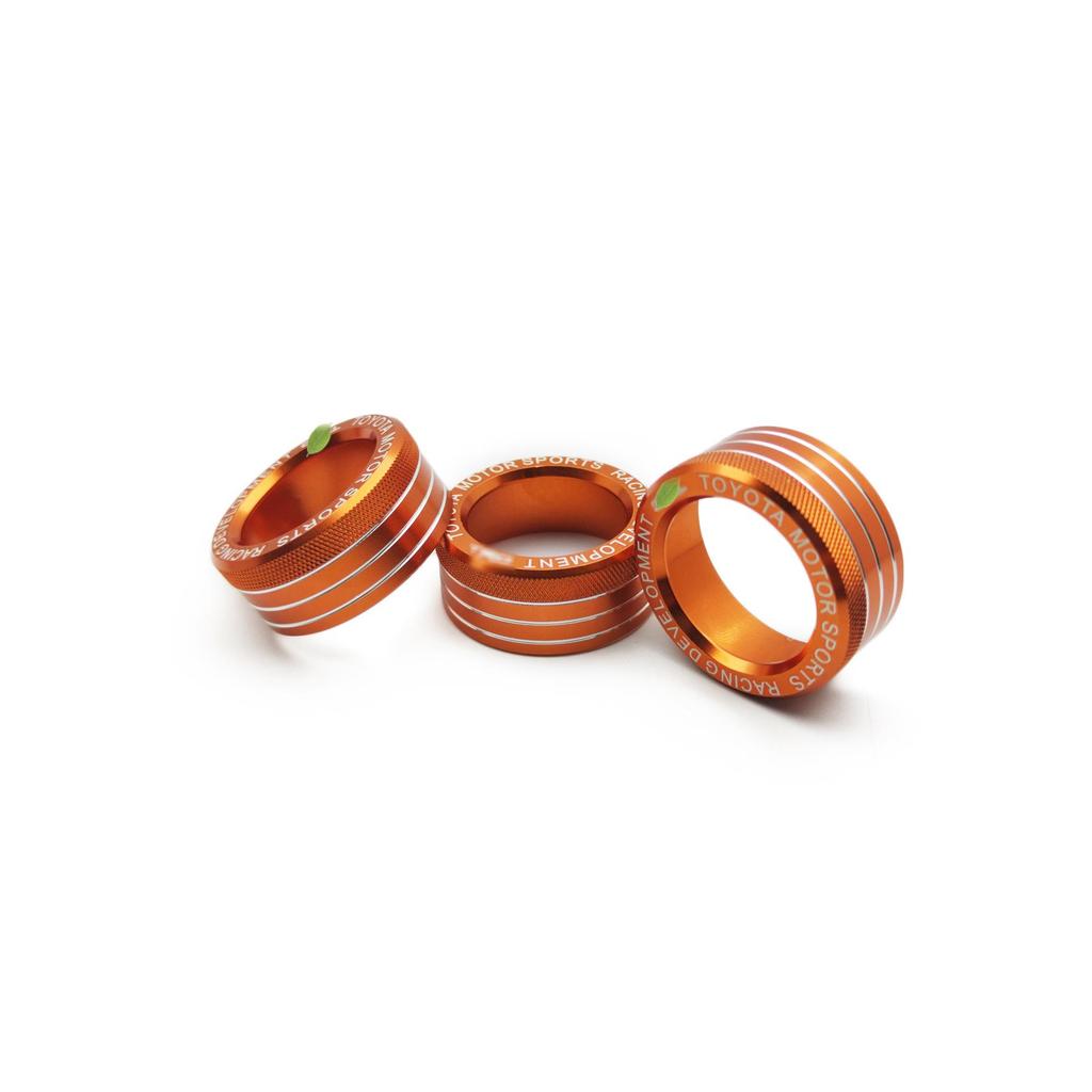 Decorative AC Knob Ring for GT86/Subaru BRZ - Fits 20 Models with Logo On Center Console.
