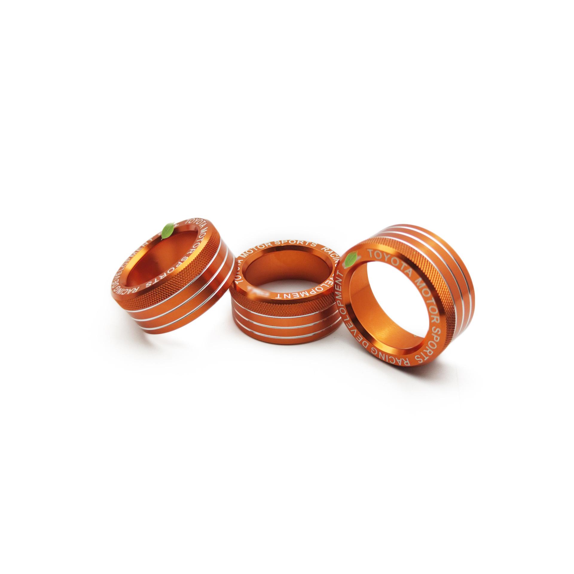 

Decorative AC Knob Ring for GT86/Subaru BRZ - Fits 20 Models with Logo on Center Console.