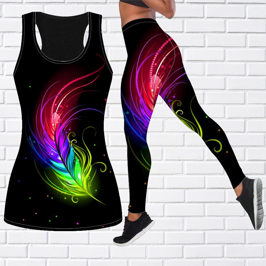 

Сверкающие перья с принтом, наряд для йоги для женщин, модные леггинсы для тренировок, фитнес-спортивные повседневные штаны для йоги 3XL красный