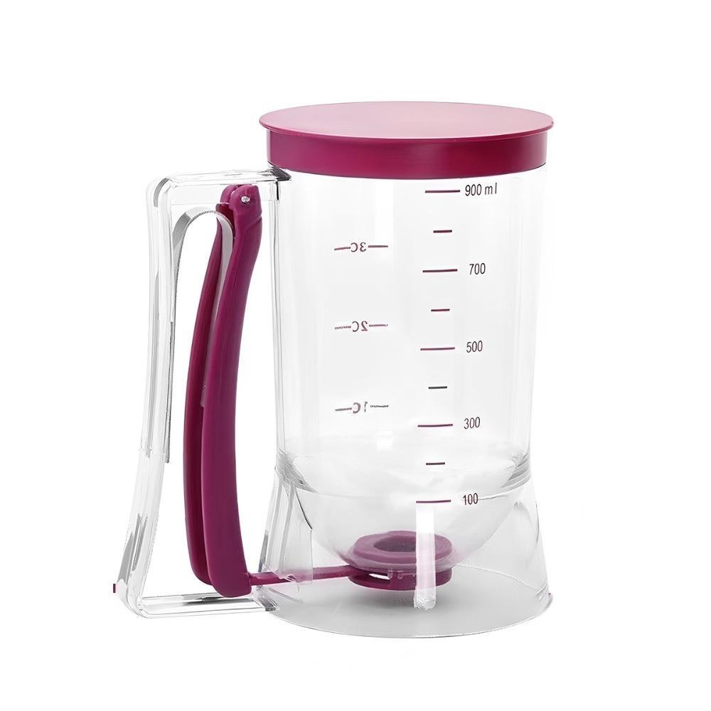 Pancake Batter Dispenser Waffles Batter Separator Handheld Dispenser Enduring Cupcake Batter Dispenser for Baking Kitchen Gadget