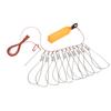 Cierre para Peces Vivos con Flotador de Espuma y Cable de Acero Hebilla de Cierre para Pesca Kit de Cuerda para Peces para Pesca al Aire Libre 10 Hebillas