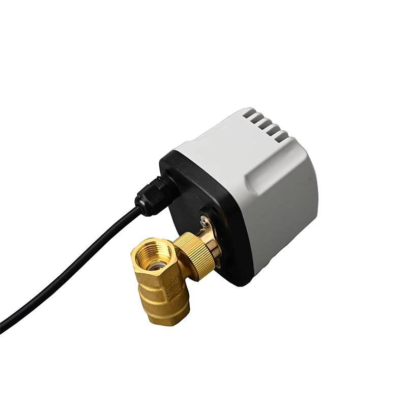 1/2" 3/4" 1" IP65 Wasserdichtes Motorisiertes Kugelventil 3-Draht 2 Steuerung Normal Geschlossen Messing Elektrisches Kugelventil 8NM Drehmomentmotor