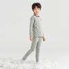 Duoduo Boys' 7A Antibacterial Bear Print Thermal Pajama Set