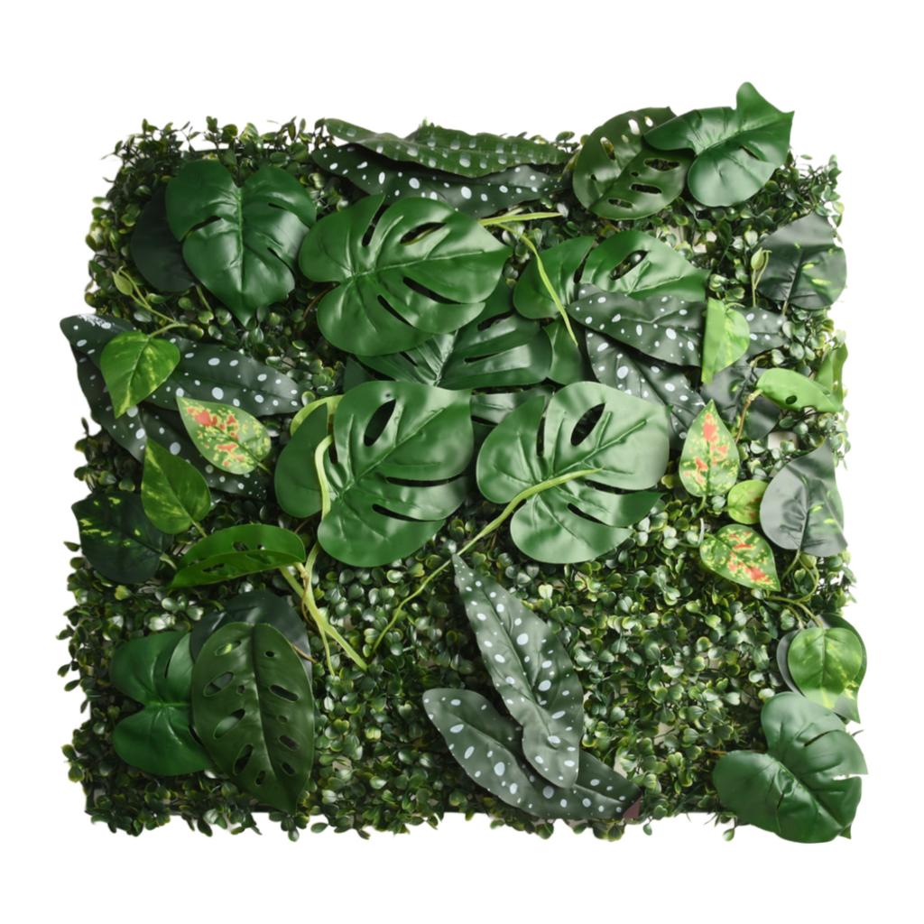 Planting Wall Artificial Plants Simulation Lawn Artificial Turf 50*50cm Accessories Decor Green Plastic Square
