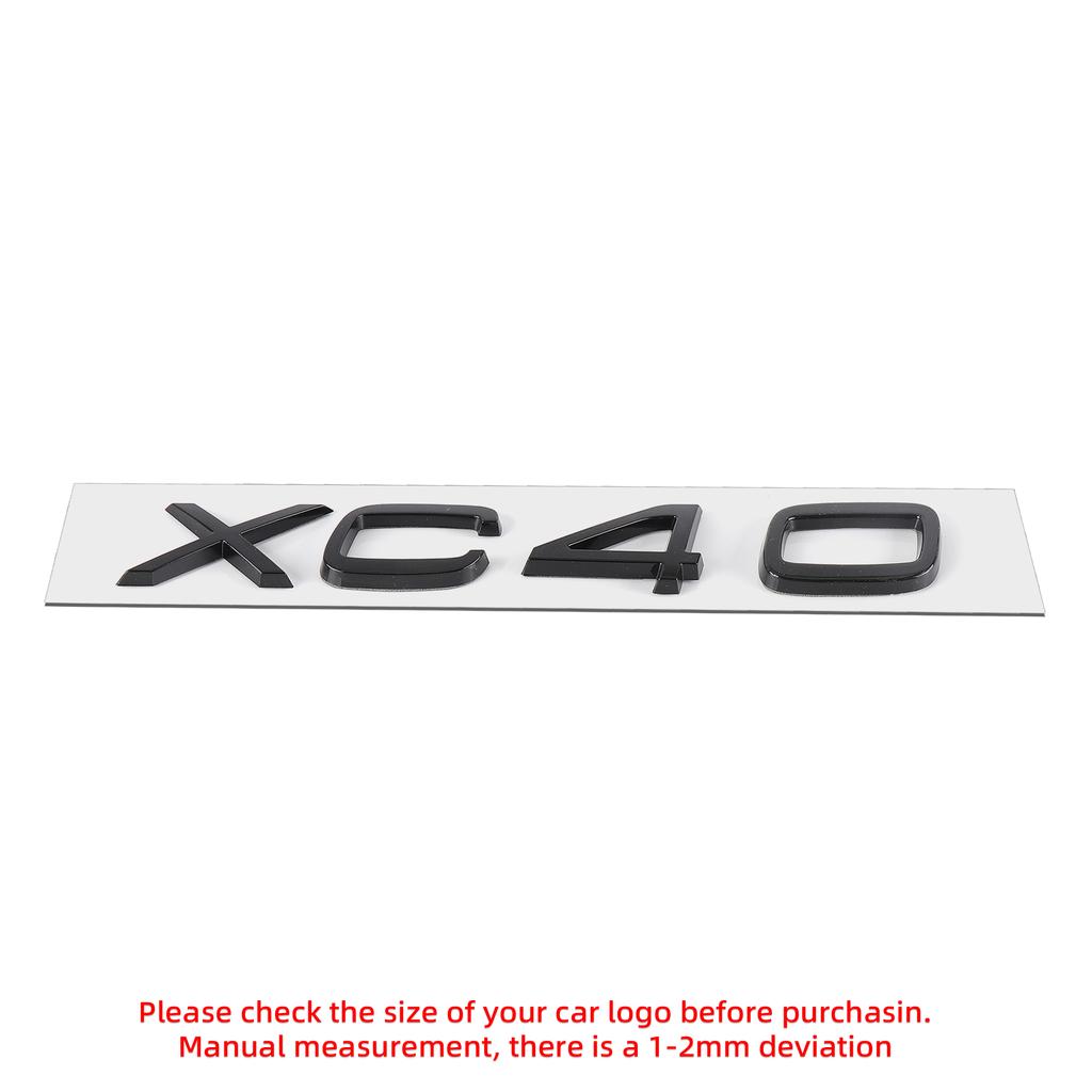 ABS Car XC Series Number Emblem Logo Sticker Rear Trunk Decals Accessories For Volvo XC40 XC60 V70 S60 XC90 S80 V40 XC70 V50 AWD