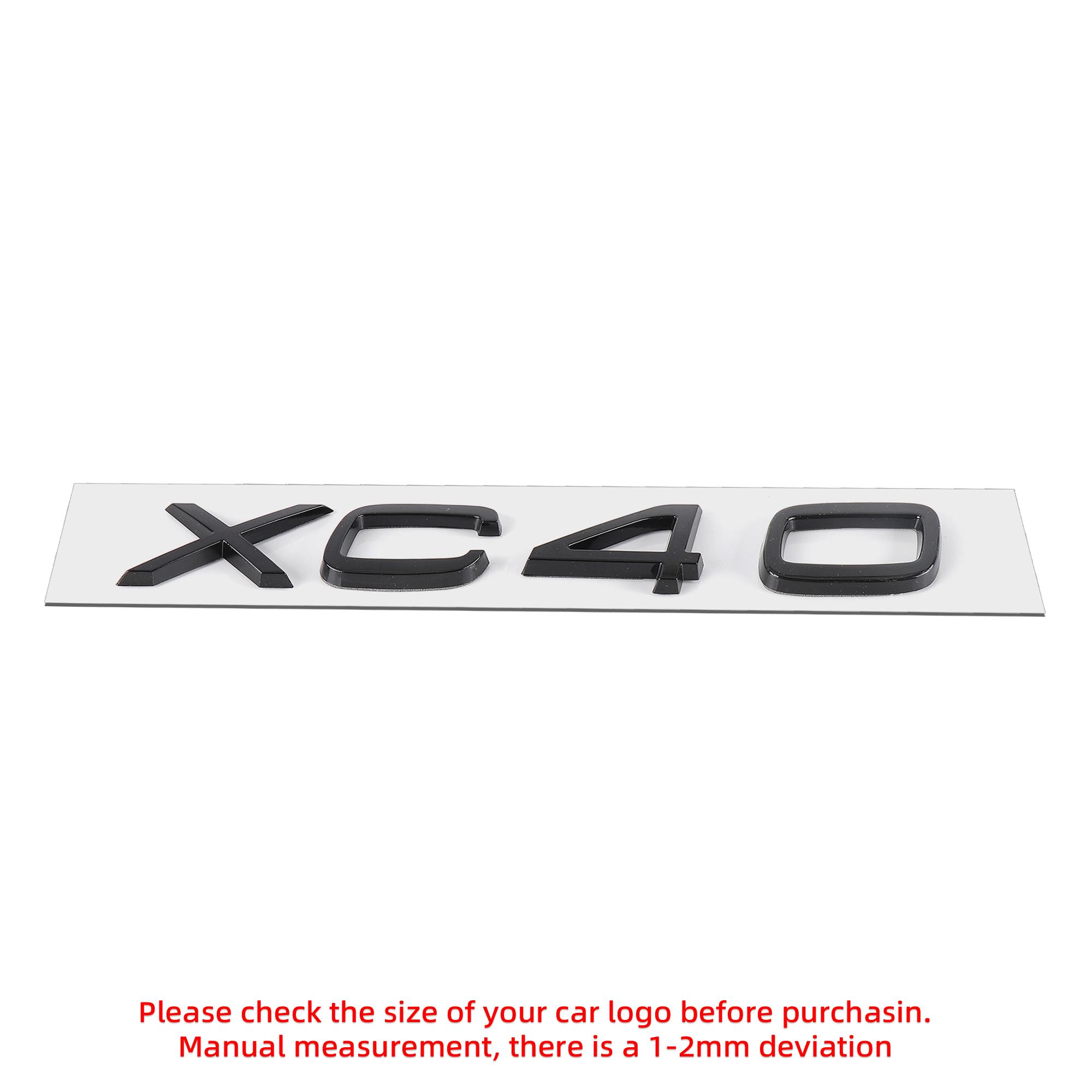 

ABS VOLVO XC40 XC60 XC70 XC90 Emblem Car Rear Trunk Badge Decals Sticker Auto Decoration Decor