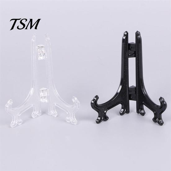 Picture Frame Display Plate Rack Safe Wide Application Triangle Structure Dish Portable Easels Holder for Hotel Kitchen Easel