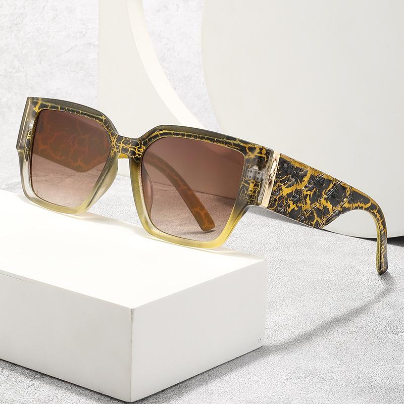 New splicing color fashion sunglasses personality trend Internet celebrity street shot sunglasses box sunglasses