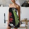Triathlet 5 Strandtuch, Schwimmen Radfahren Laufen Design Schnelltrocknend Saugfähig Weich Mikrofaser für Meeresufer Camping Reisen Modern Tragbar