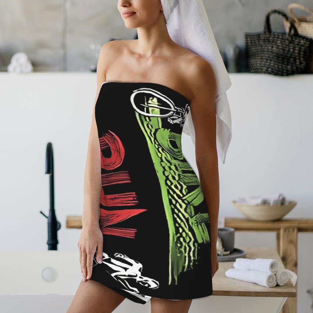 Triathlet 5 Strandtuch, Schwimmen Radfahren Laufen Design Schnelltrocknend Saugfähig Weich Mikrofaser für Meeresufer Camping Reisen Modern Tragbar