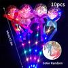 10PCS Fairy Glowing Sticks Colorful Magic Fairy Luminous Stick Glowing Children's Kids Gifts Wedding Birthday Party Decoration