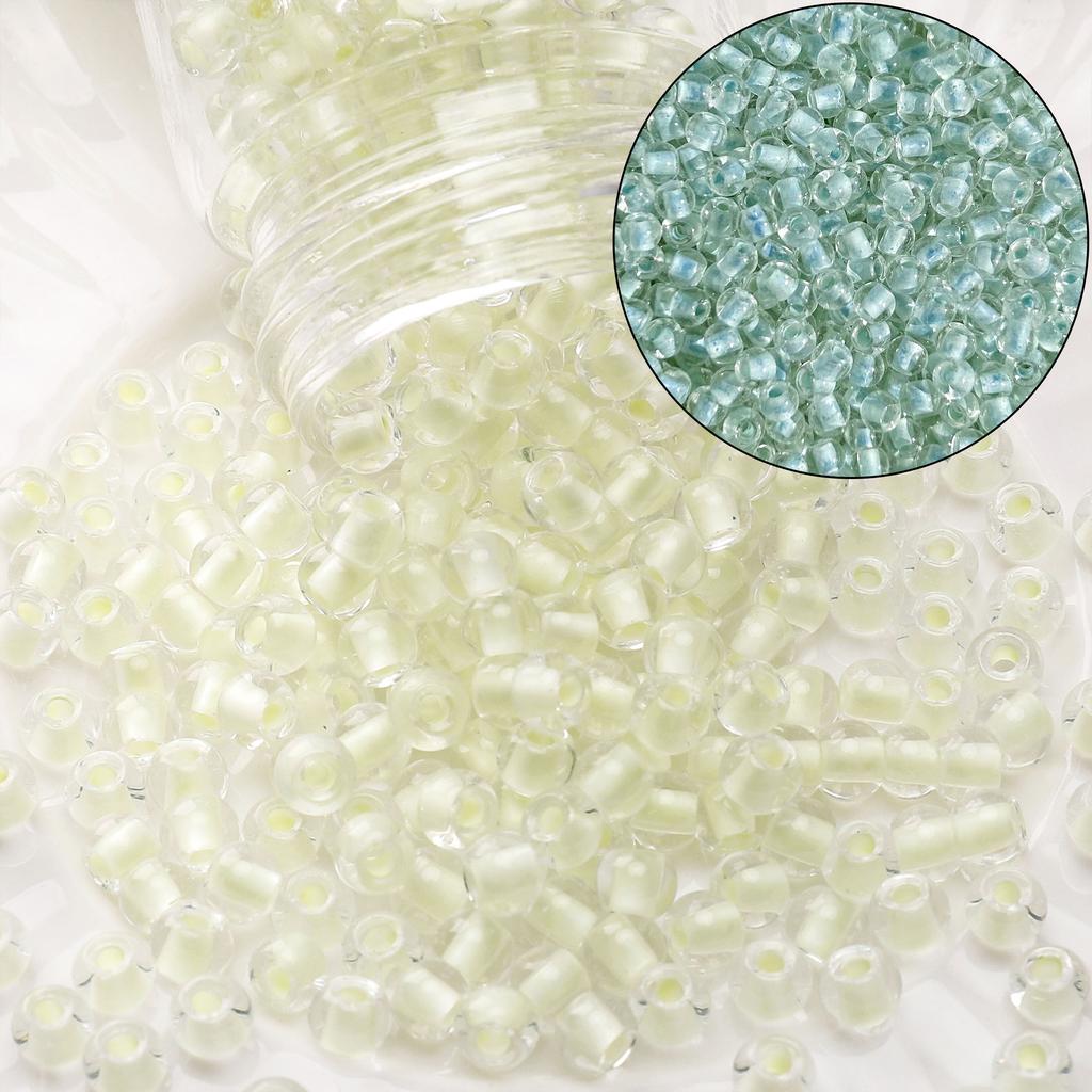 100Pcs Glass Seed Bead 4mm Light Variable Series For DIY Bracelets Necklaces Jewelry Making