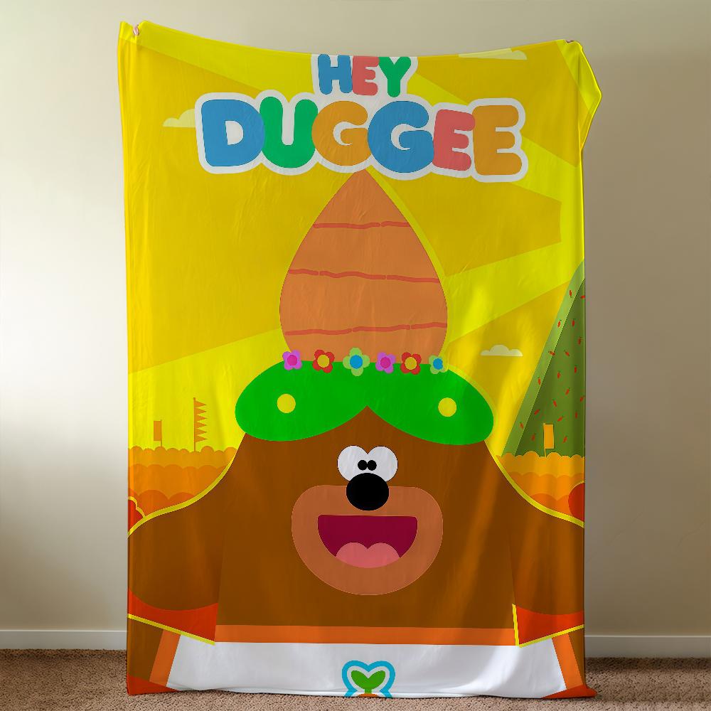 H-HeyS-ES D-Dug-geeS-ES Cartoon Cute Blanket Throw Super Cosy Plush Living Room Sofa Couch Childish Birthday Gifts