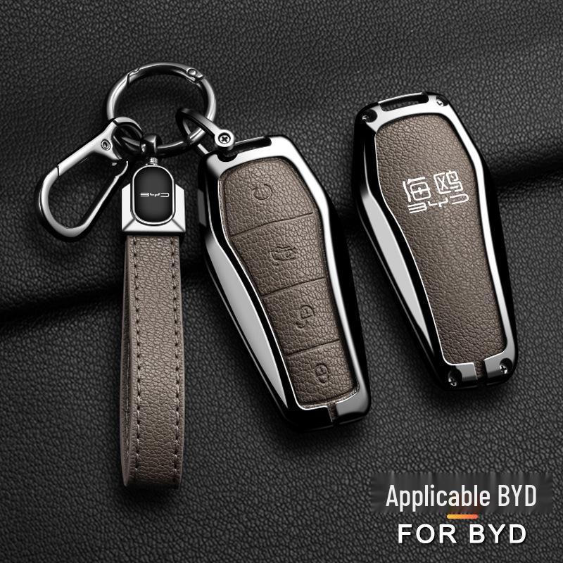 2022 BYD Seal Metal Key Cover: Protective Shell and Decorative Buckle for Men’s Car Modification.